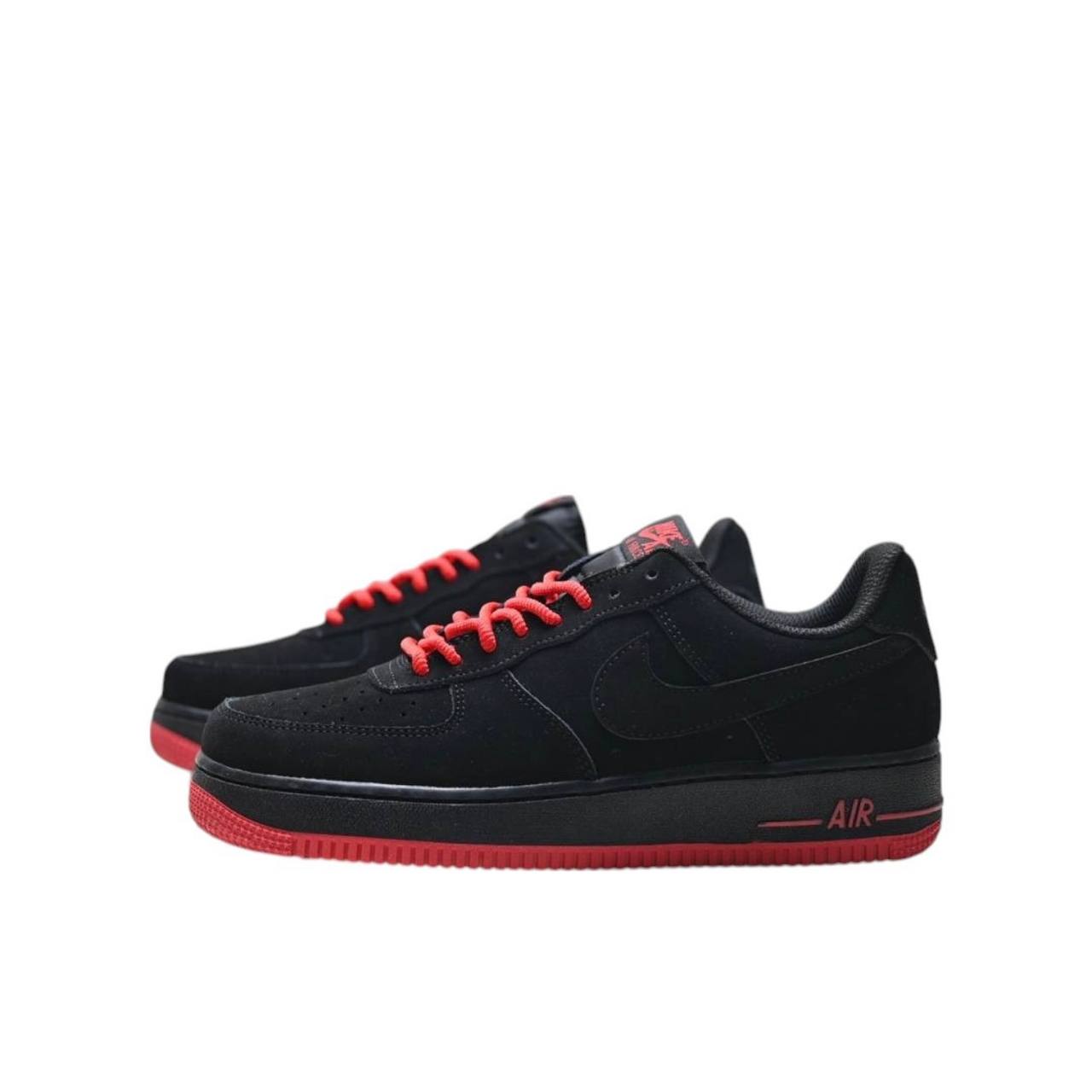 Маратонки Air Force 1 `07 Black & Red