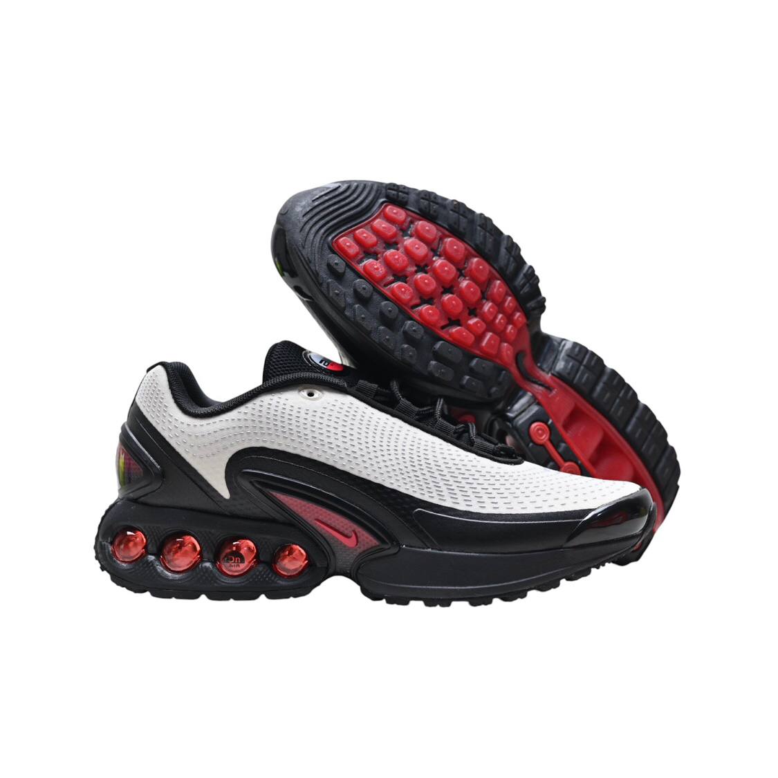 Маратонки Air Max DN Pale Ivory Bright Crimson