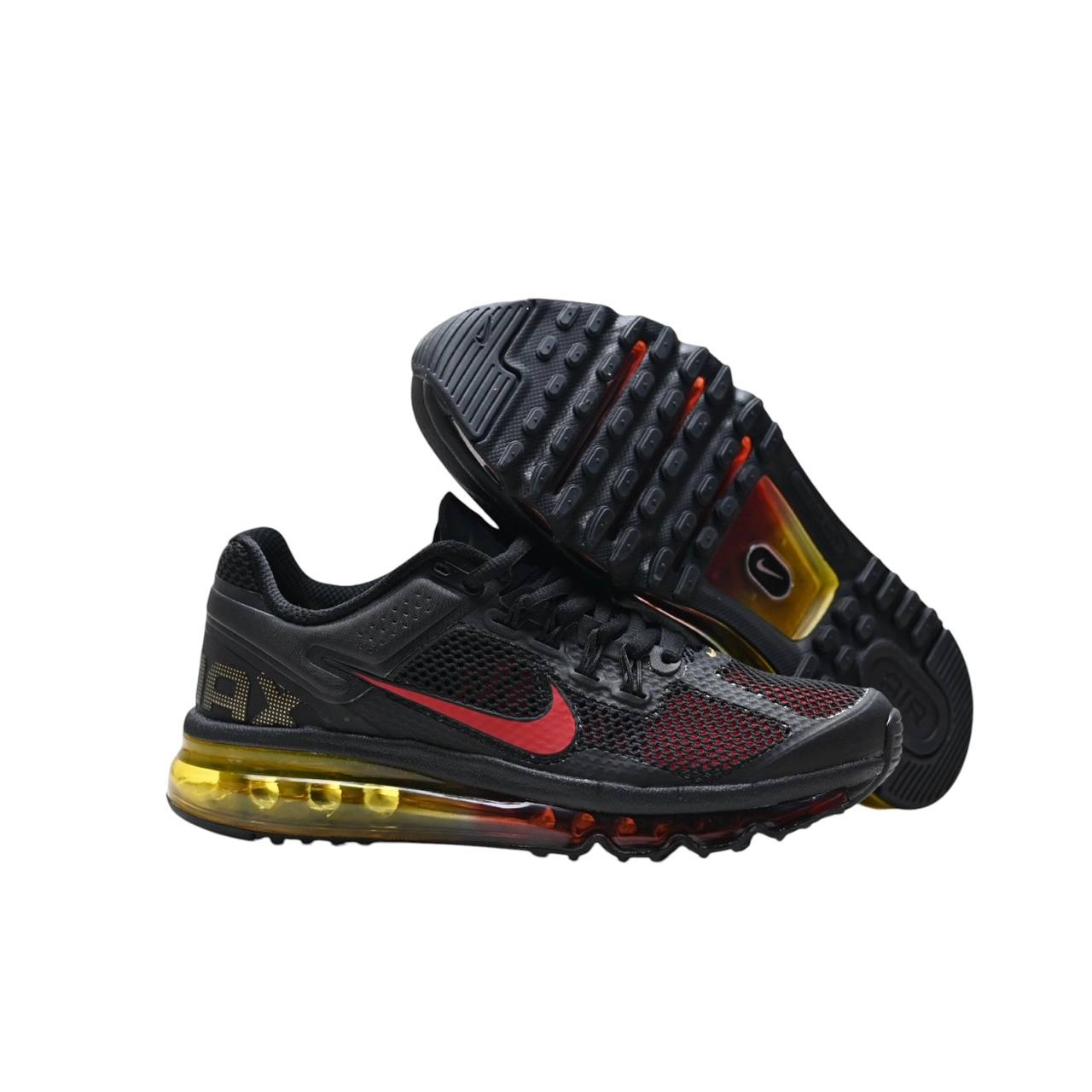 Маратонки Air Max 2013 Black & University Red