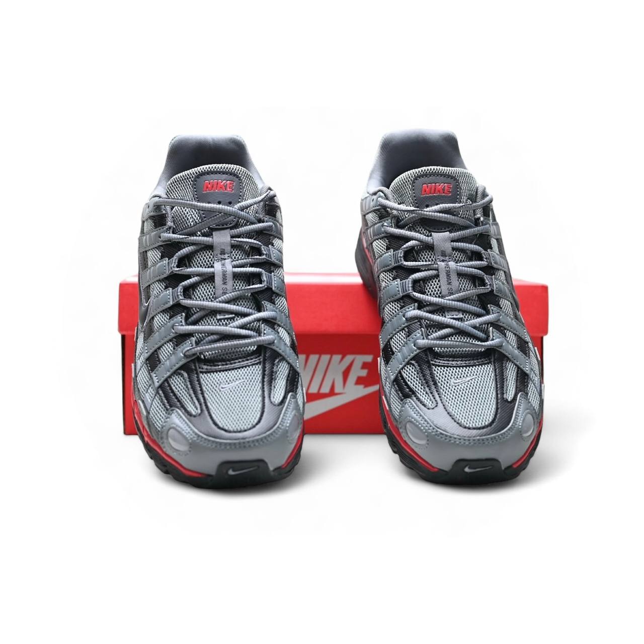 Маратонки NК P-6000 Cool Grey & University Red