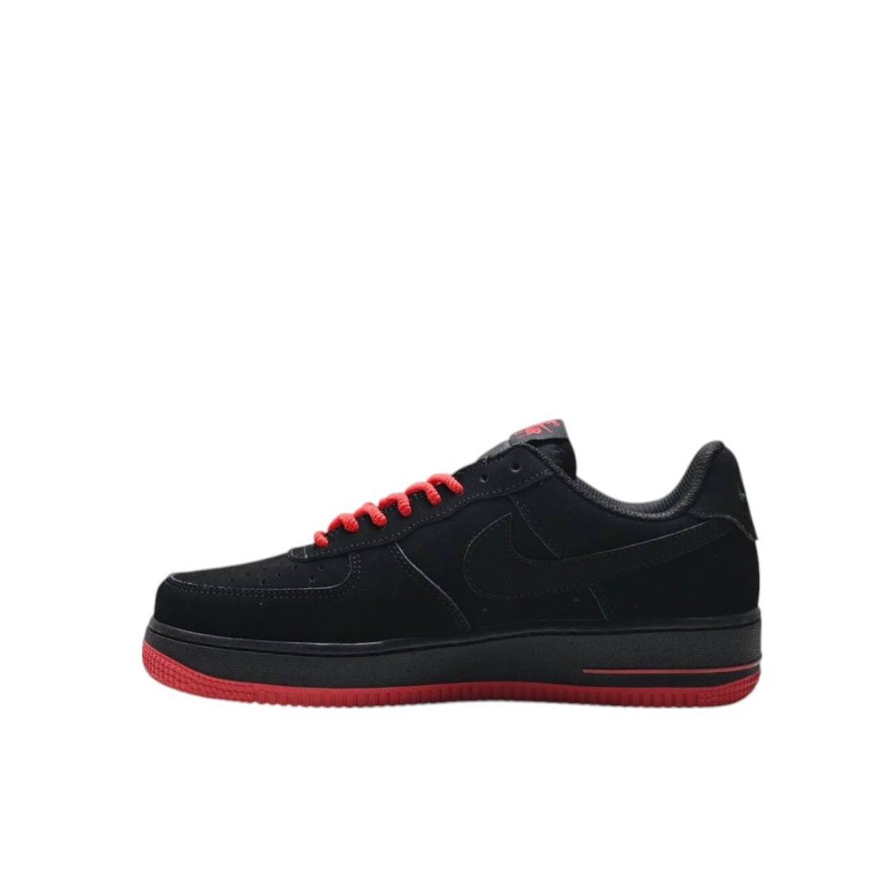 Маратонки Air Force 1 `07 Black & Red