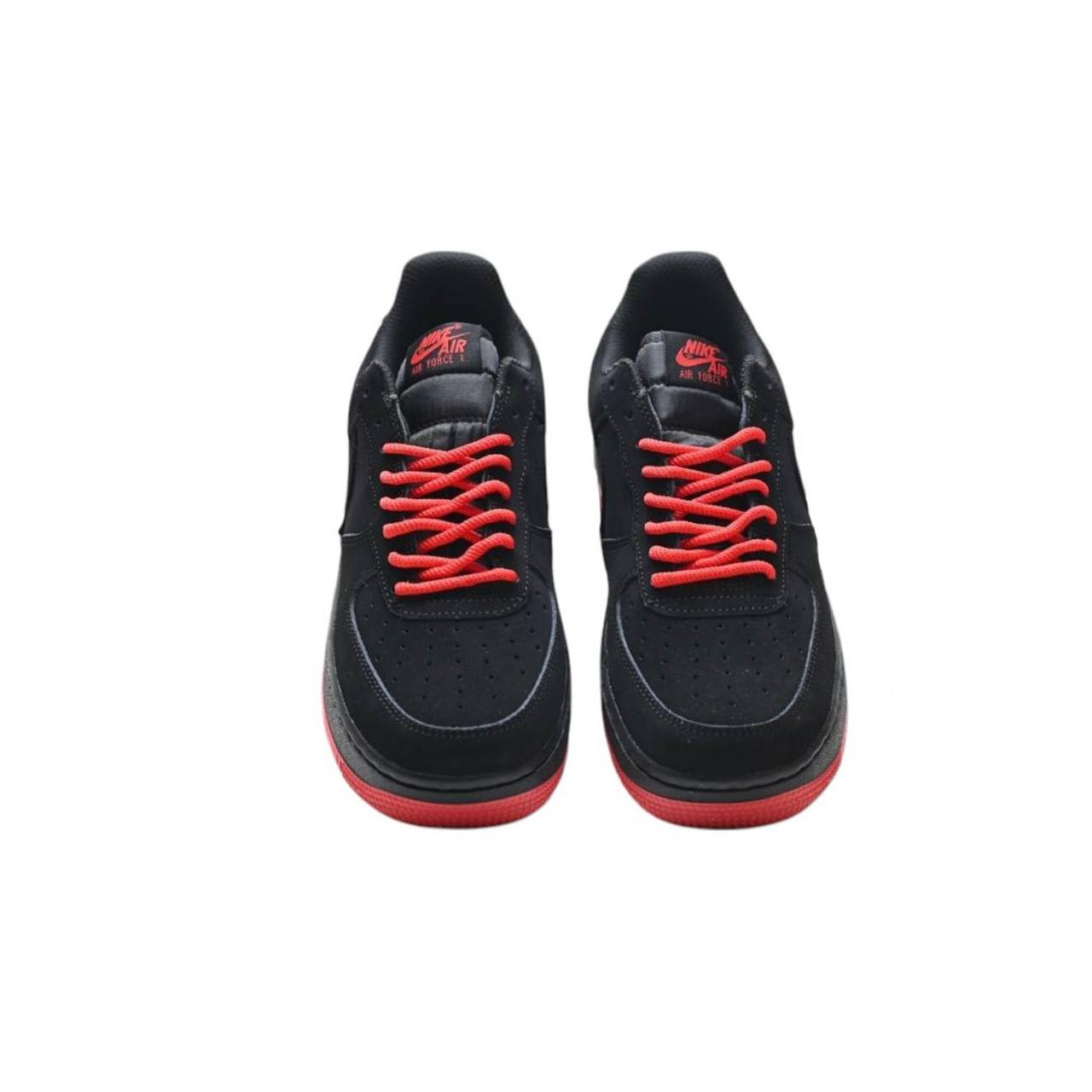 Маратонки Air Force 1 `07 Black & Red