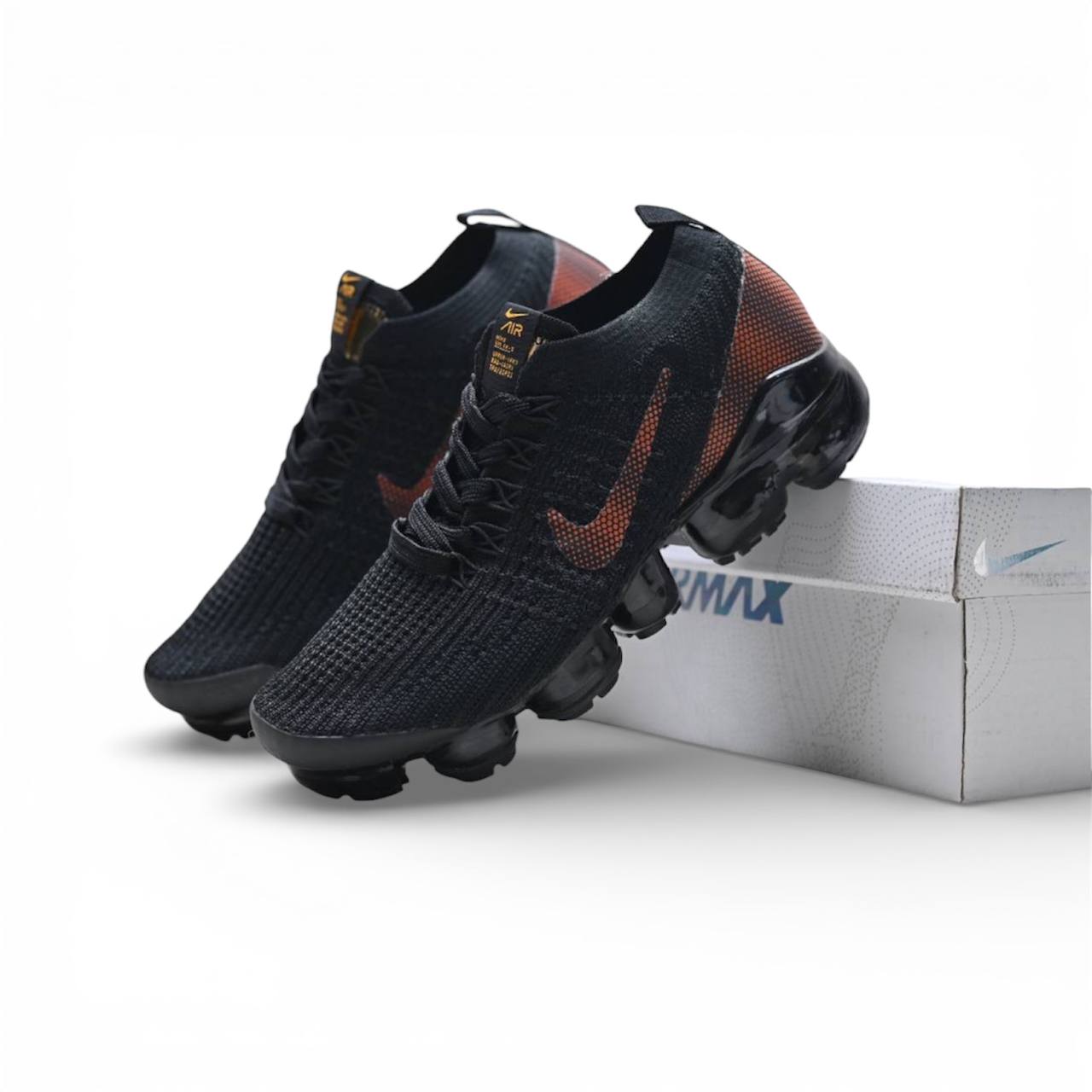 Маратонки Air VaporMax Flyknit 3 Black Orange