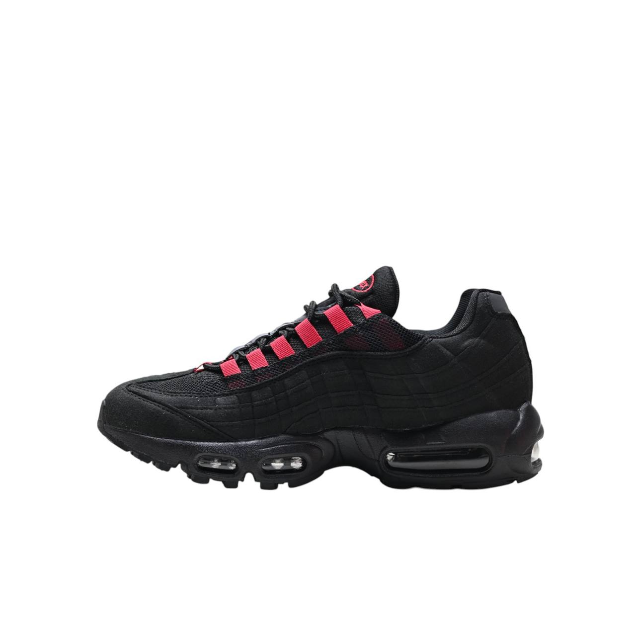 Маратонки Air Max 95 Black & Laser Crimson