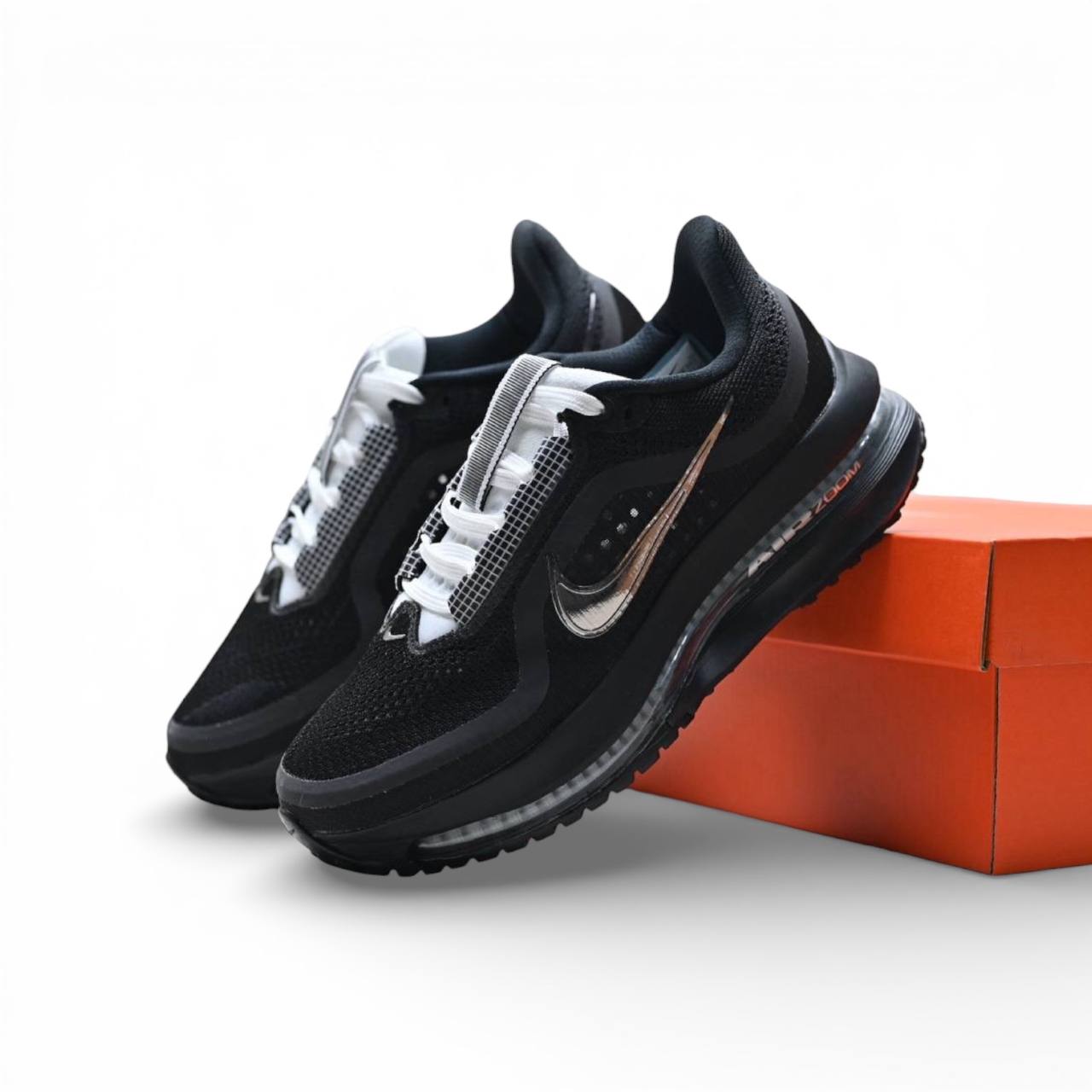 Маратонки Pegasus Premium Black Metallic Silver