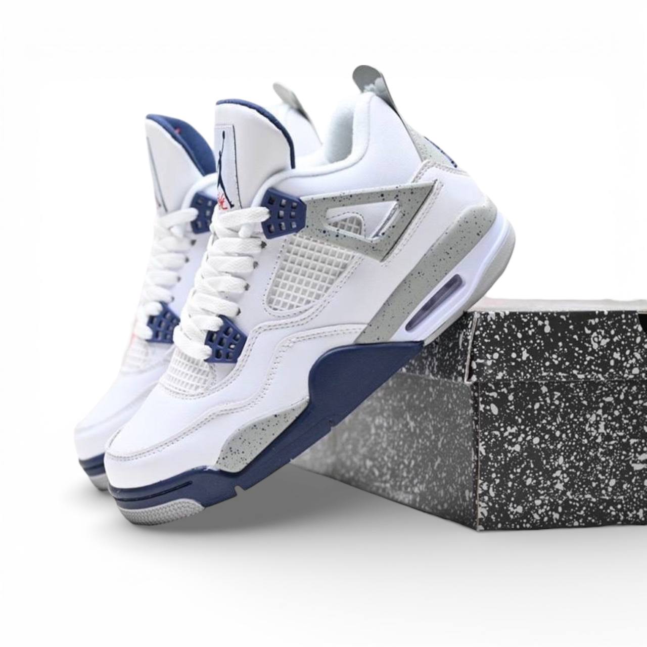 Маратонки AJ4 Retro Blue Cement