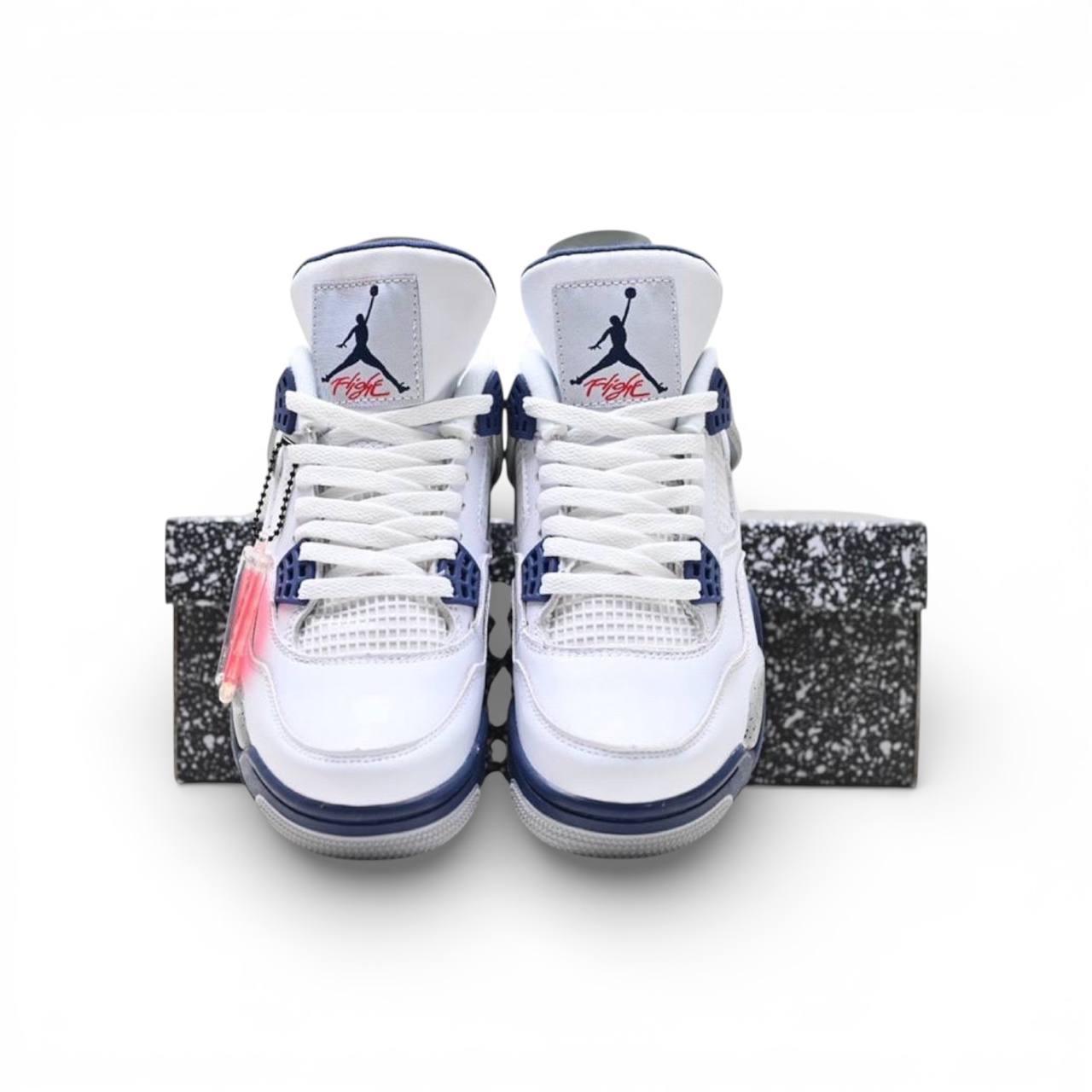 Маратонки AJ4 Retro Blue Cement
