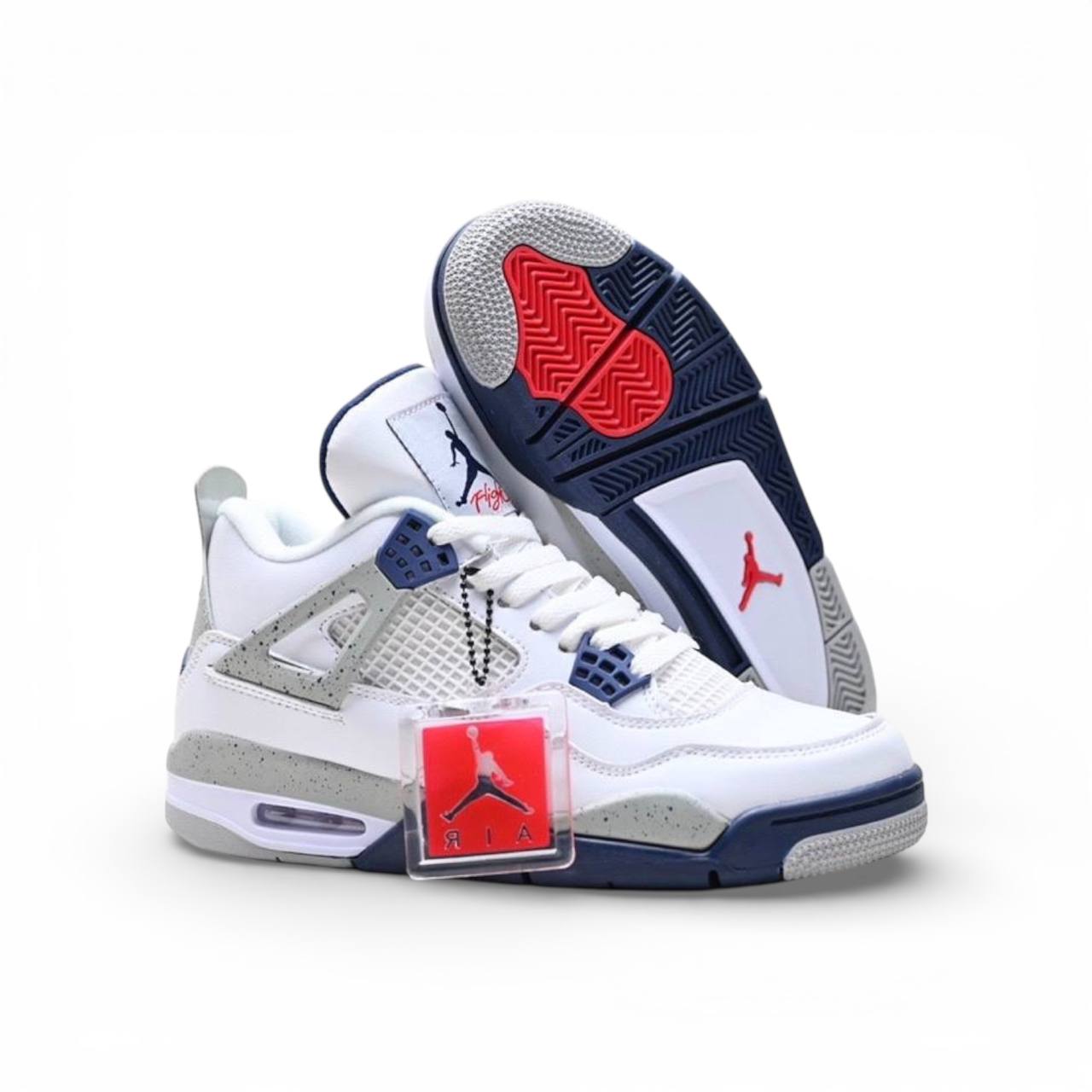 Маратонки AJ4 Retro Blue Cement