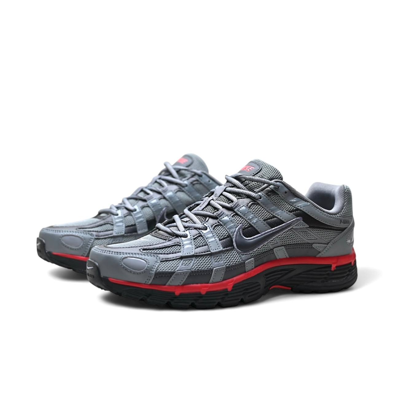 Маратонки NК P-6000 Cool Grey & University Red